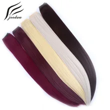 jeedou Straight Synthetic Hair Clip in Hair Extensions 5Clips 24