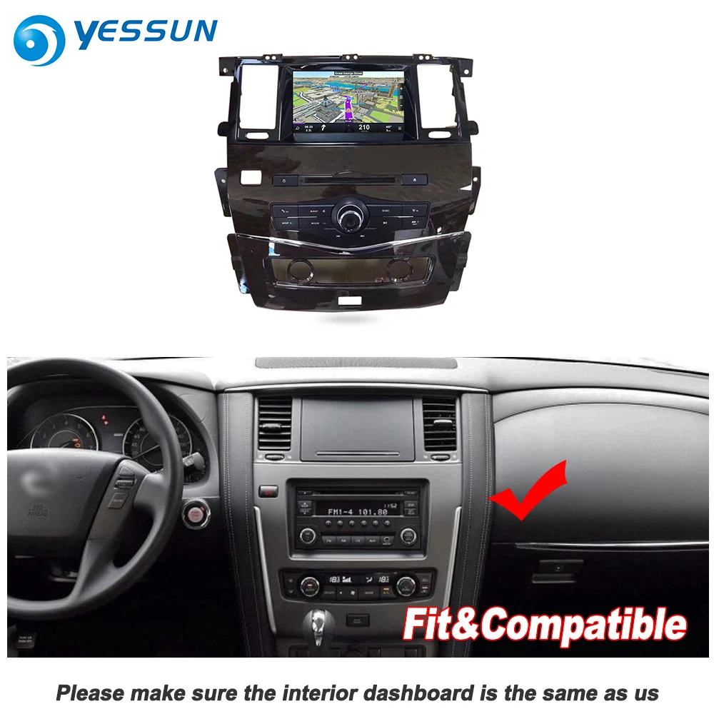 Excellent YESSUN For Nissan Patrol Y62 2010~2019 Car Android Carplay GPS Navi maps Navigation DVD CD Player Radio Stereo Multimedia 3 Excellent YESSUN For Nissan Patrol Y62 2010~2019 Car Android Carplay GPS Navi maps Navigation DVD CD Player Radio Stereo Multimedia 3