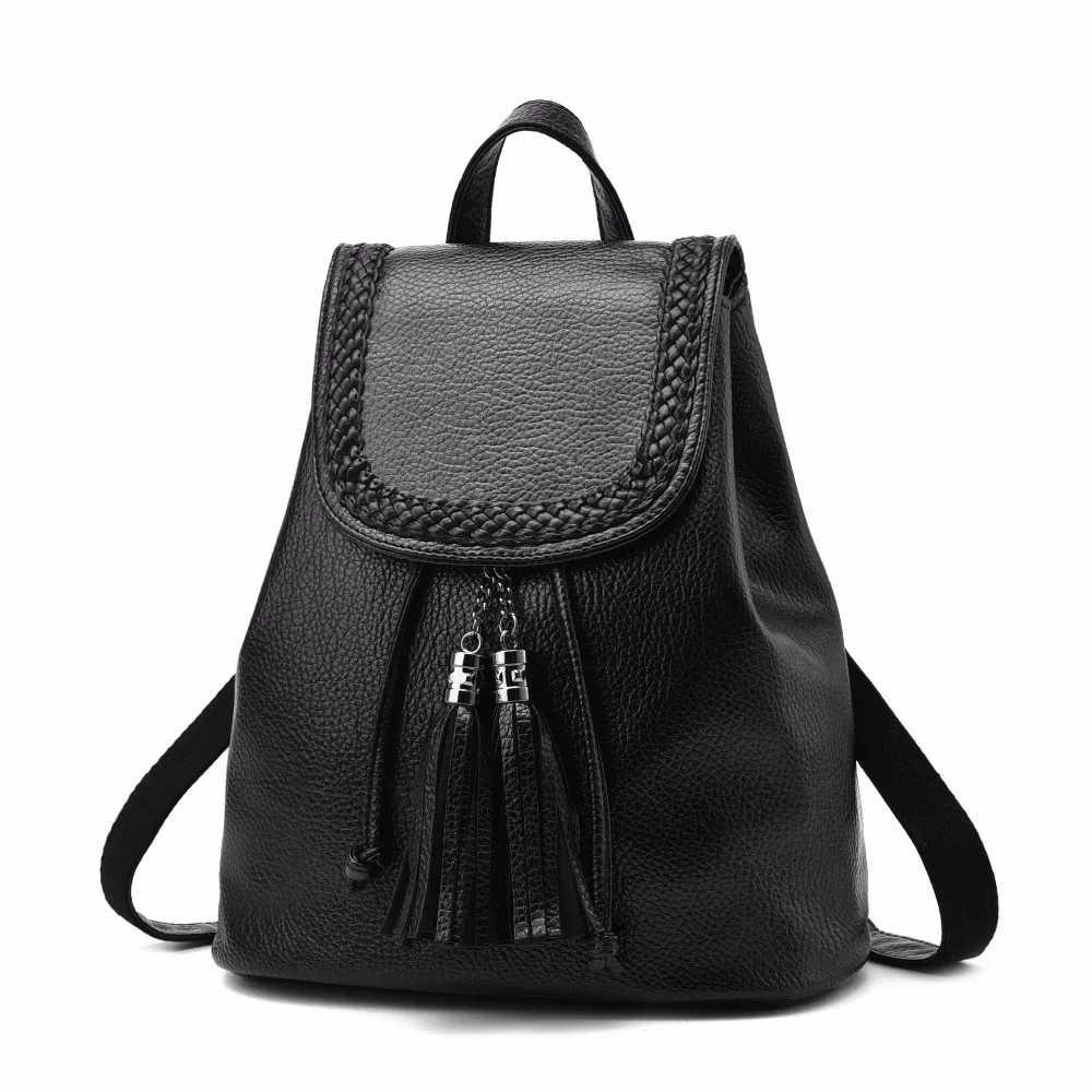 

New Fashion Small Women Leather Backpack Ladies Mochila Casual Female Travel Bag School Bags For Teenage Girls Rucksack
