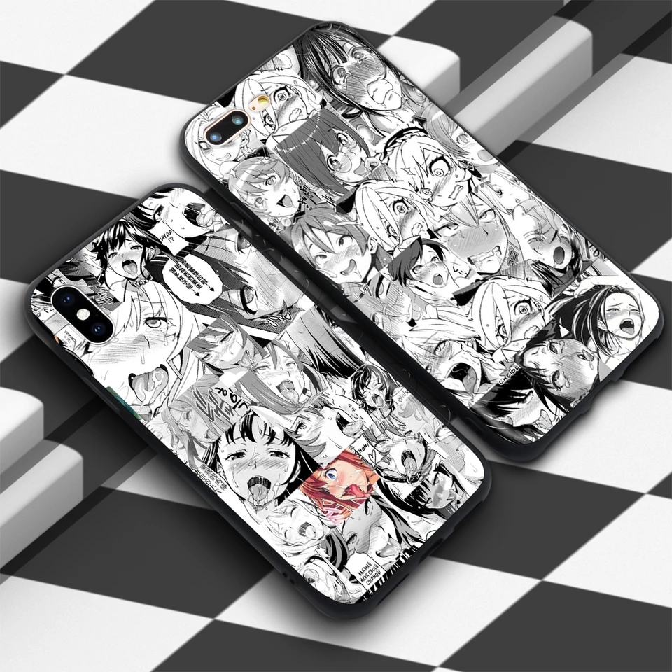 Yimaoc Anime Girl Cartoon Japan Cute Drool Faces Soft Silicone Case For Iphone 11 Pro Xs Max Xr X 8 7 6 6s Plus 5 5s Se Aliexpress