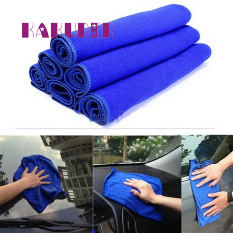 

Car Cleaning Cloth 30*30cm Soft Microfiber Cleaning Towel Car Auto Wash Dry Clean Polish Cloth apr14