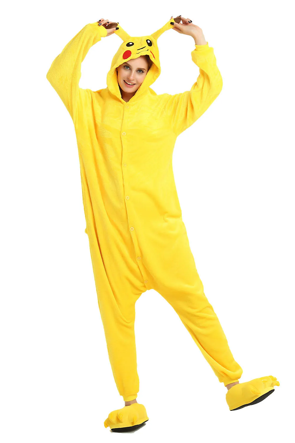 Взрослых Кигуруми Onesie животных Костюм Для женщин аниме Косплэй пижамы