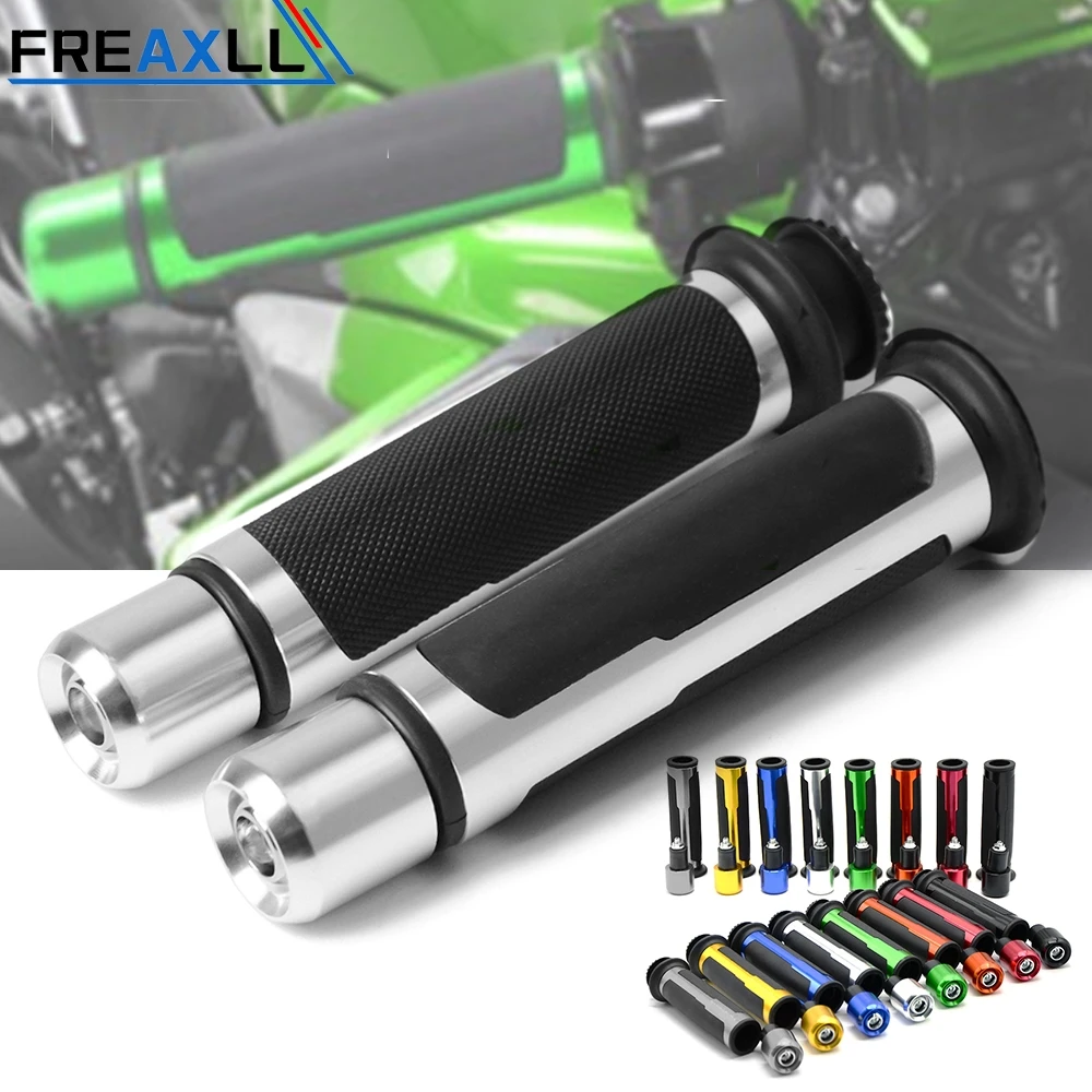

7/8'' Motorcycle Handle bar end Cover Handlebar Grips CNC 22MM Universal Street Racing Moto Grips ends For husqvarna yamaha KTM