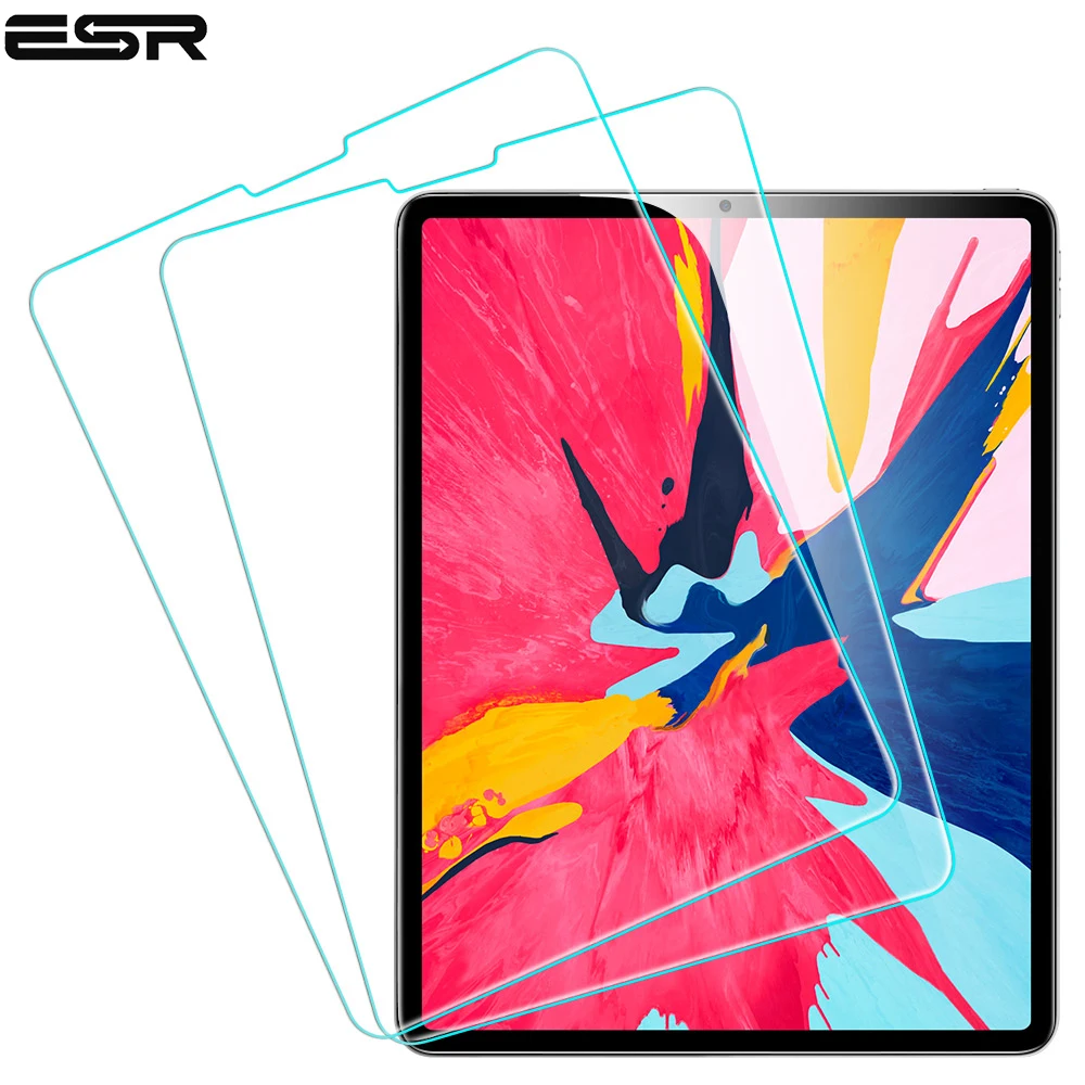 Защитный экран ESR для iPad Pro 12 9 дюйма 2018 аппликатор закаленное стекло пленка новый