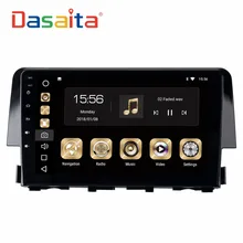 Dasaita 9″ Android 8.0 Car GPS Radio Player for Honda Civic 2015-2016 with Octa Core 4GB+32GB Auto Multimedia Stereo video 4G