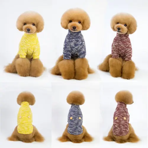 

Small Dogs Soft Pet Dog Sweater Chihuahua Pullover Clothes Pet Outfit Jumper