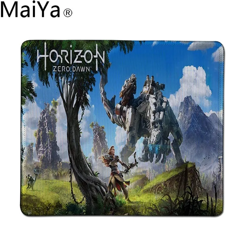 MaiYa Simple Design Horizon Zero Dawn Large Mouse pad PC Computer mat Rubber Mouse Durable Desktop Mousepad - Цвет: LockEdge 18x22cm