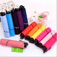 Новая портативная компактная ветрозащитная водонепроницаемая сумка складной зонт