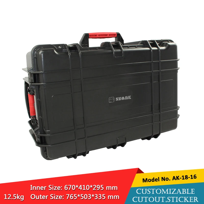 waterproof plastic hard tool carrying case pp and abs weatherproof