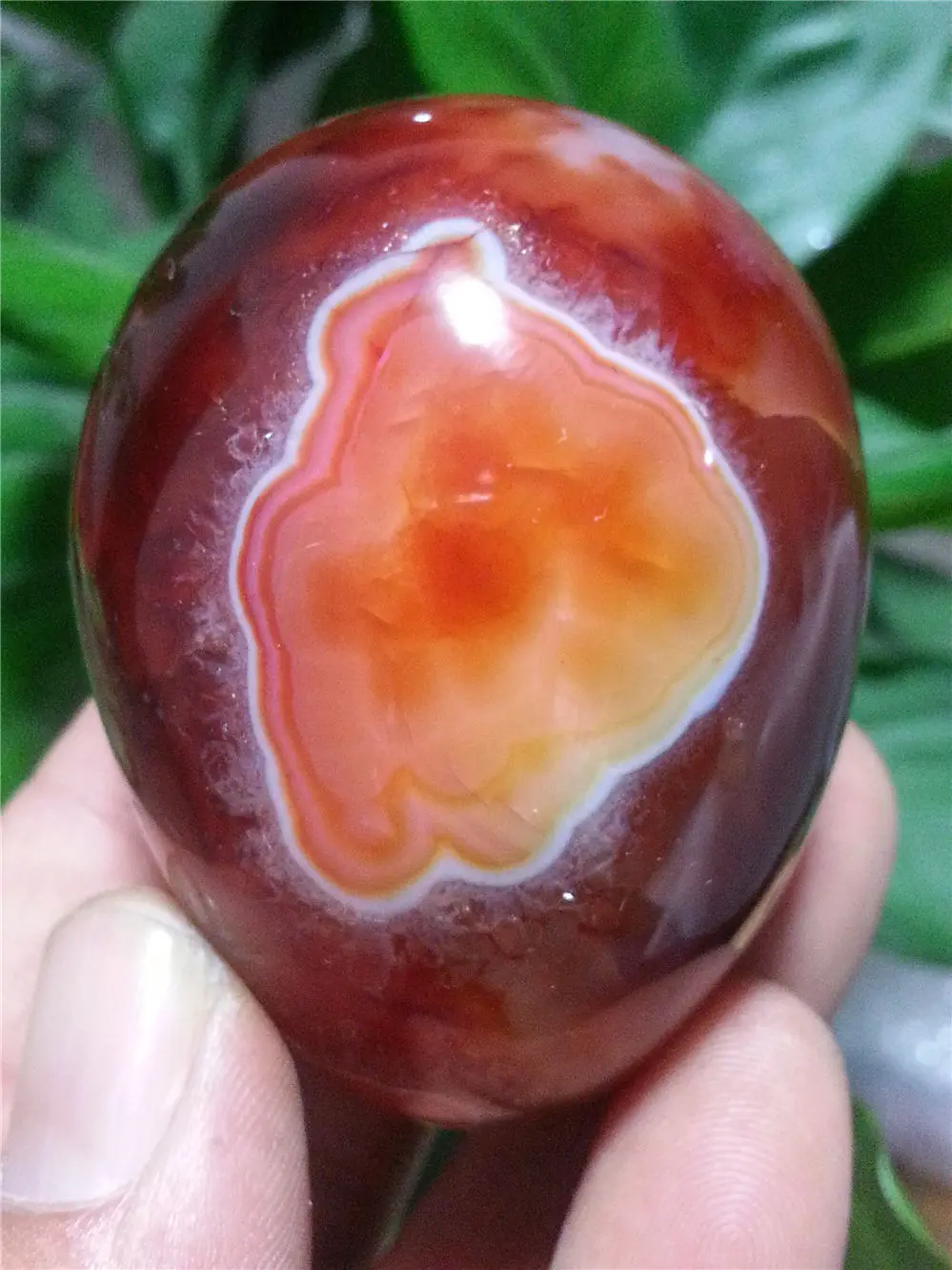 

xd j00589 Rare natural pretty agate sphere quartz crystal egg healing