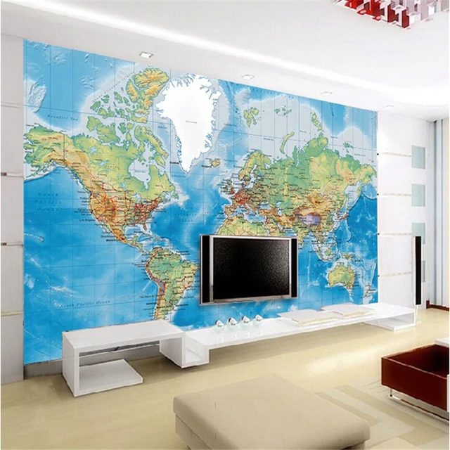 Best Offers Beibehang Room papel de parede 3 d TV setting wall paper research world wallpaper huge mural maps wallpaper for walls 3 d Best Offers Beibehang Room papel de parede 3 d TV setting wall paper research world wallpaper huge mural maps wallpaper for walls 3 d
