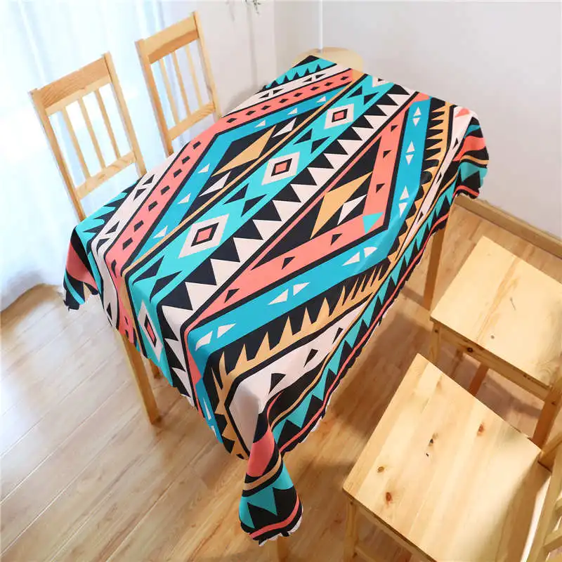 Geometric Tablecloth Nappe Verte Table Cover Party Wedding Table Cloth For Home Decoration Mantel Home Textile Table Cover