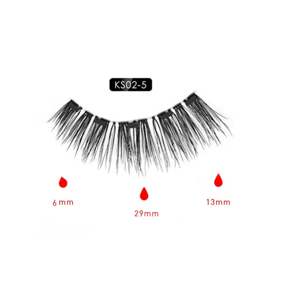 Магнитный подводка для глаз жидкий магнит ложный набор ресниц многоразовый натуральный вид красота инструменты для макияжа глаз Магнитный ненастоящий ресницы