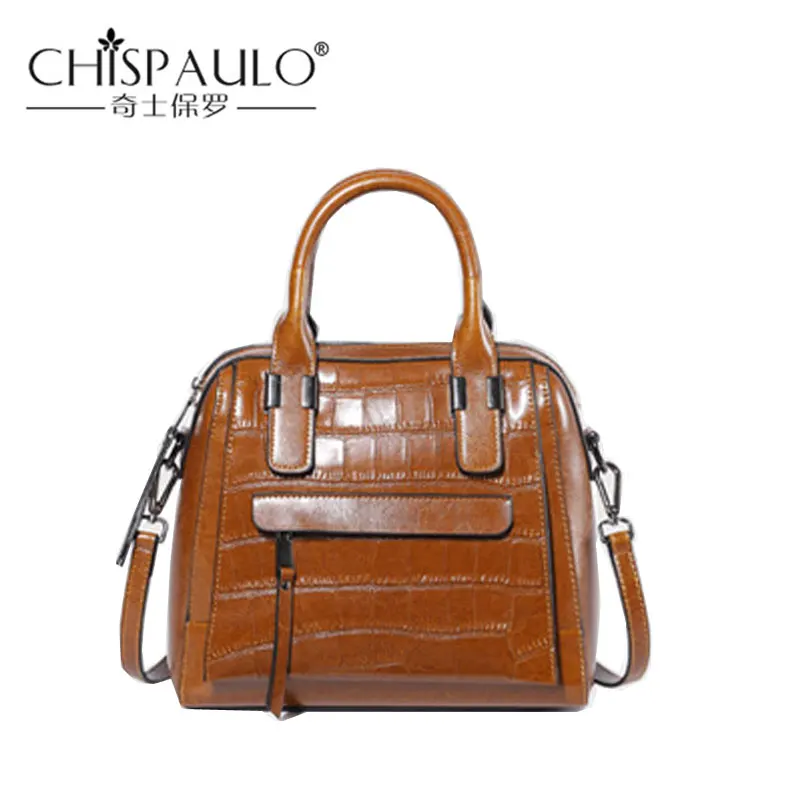 

2018 New Women Handbag Cow Leather Serpentine Embossed Shoulder Bag Messenger Bags Crossbody Bag Women Casual Tote Bags