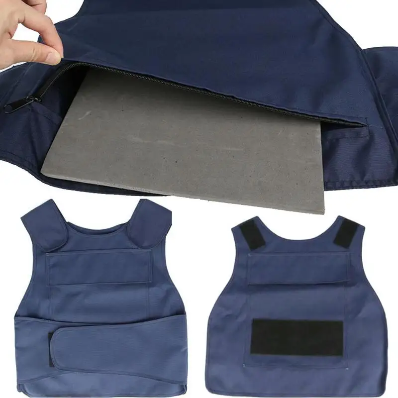 No Steel Plate Survival Tactical Vest Security Guard Bulletproof Protecting Clothes Insertable Steel Plate Safety Oxford Vest