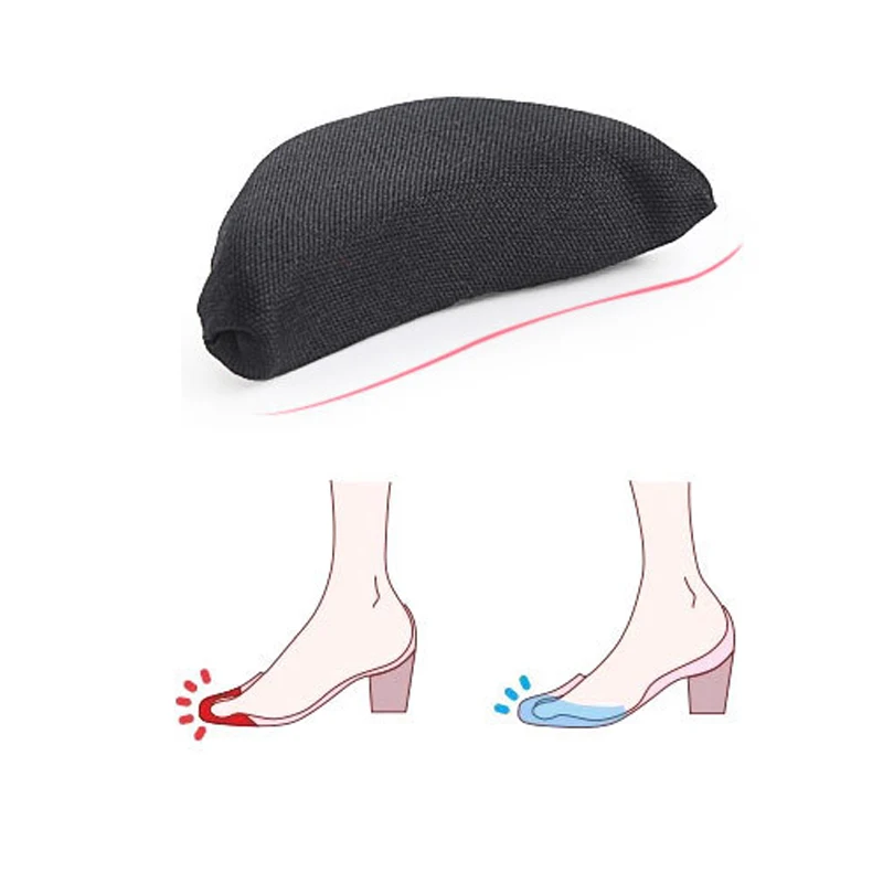 Мягкой губкой подушка для ног стопы половиной метров обувь Pad передние стопы для высоких каблуках стопы подушки стопы противоскользящие