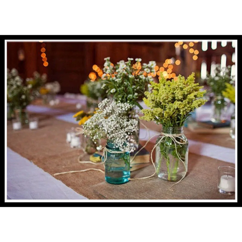 

Burlap Ribbon Roll for Burlap Bows Wreaths Wedding Party Rustic Decor Crafts LXY9