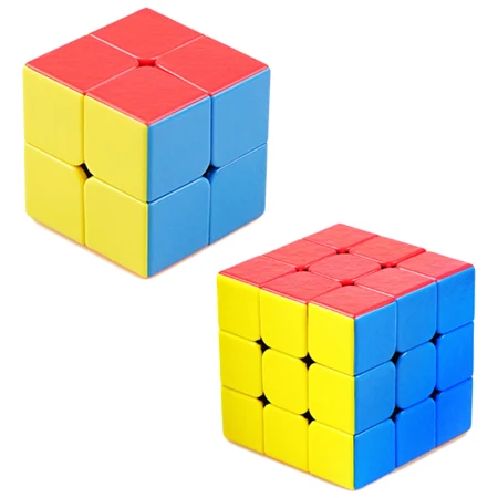 Cuberspeed ShengShou драгоценный камень 4 магических кубиков комплект-2x2 3x3 4x4 5x5 Stickerless Cube