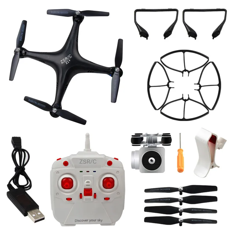 

HINST BLACK RC Drone Wide Angle Lens HD Camera Quadcopter WiFi FPV Live Helicopter Altitude Hold Functionr JAN7