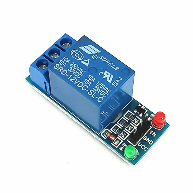 5pcs/lot 1 Channel 12V high level trigger relay module 1 Channel relay