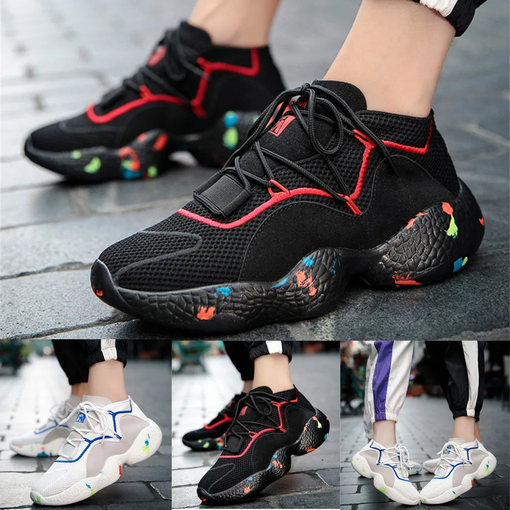

Couple Outdoor Mesh Lace-Up Casual Sports Shoes Breathable Sneakers Breathable Cycling Shoes Woman/Men Sneakers