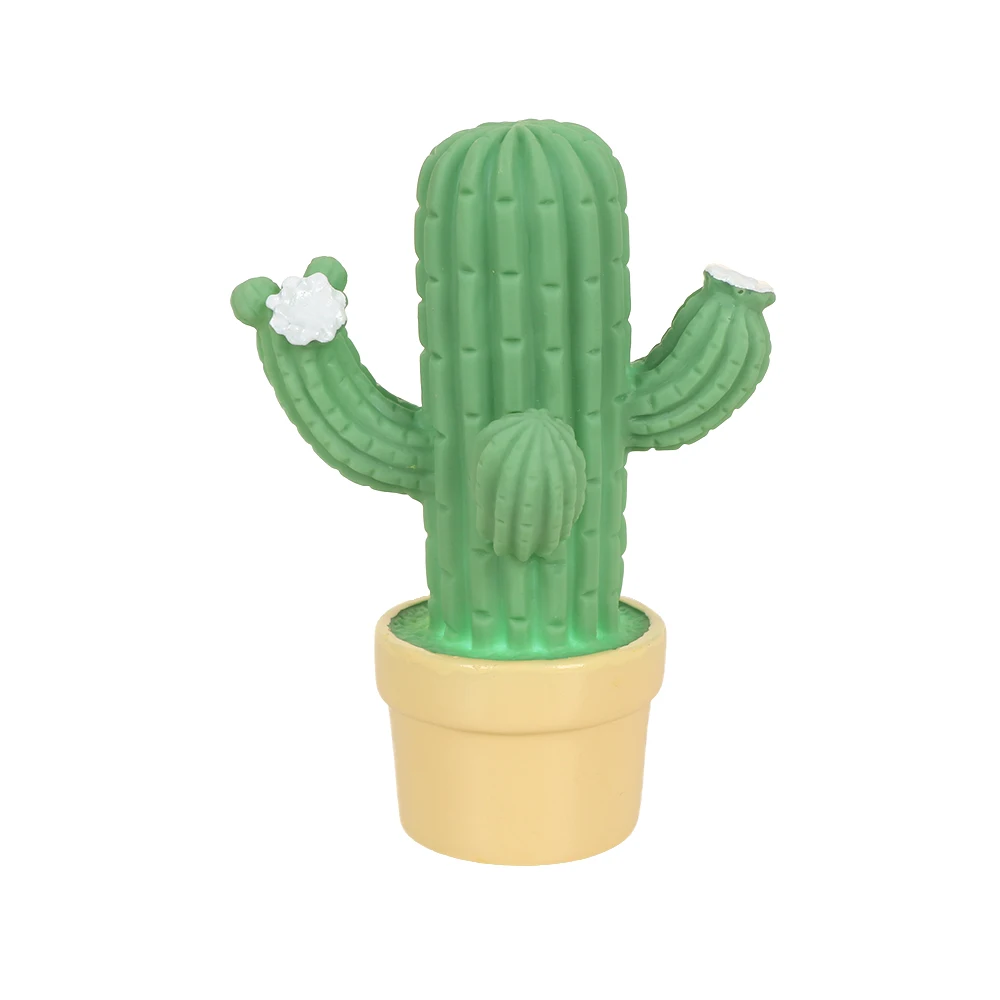 

1pc PVC LED Bulb Cute Creative Useful Cactus Pot Shape Table Lamp Bedroom Night LED Light for Children Home Party Decoration