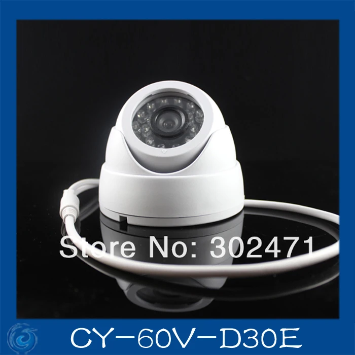 CCD effio-е 700TVL Sony 811 + 4140 24 ИК-светодиодов Крытый камеры видеонаблюдения ночное видение купольная камера 3.6 мм объектив. cy-60v-d30e