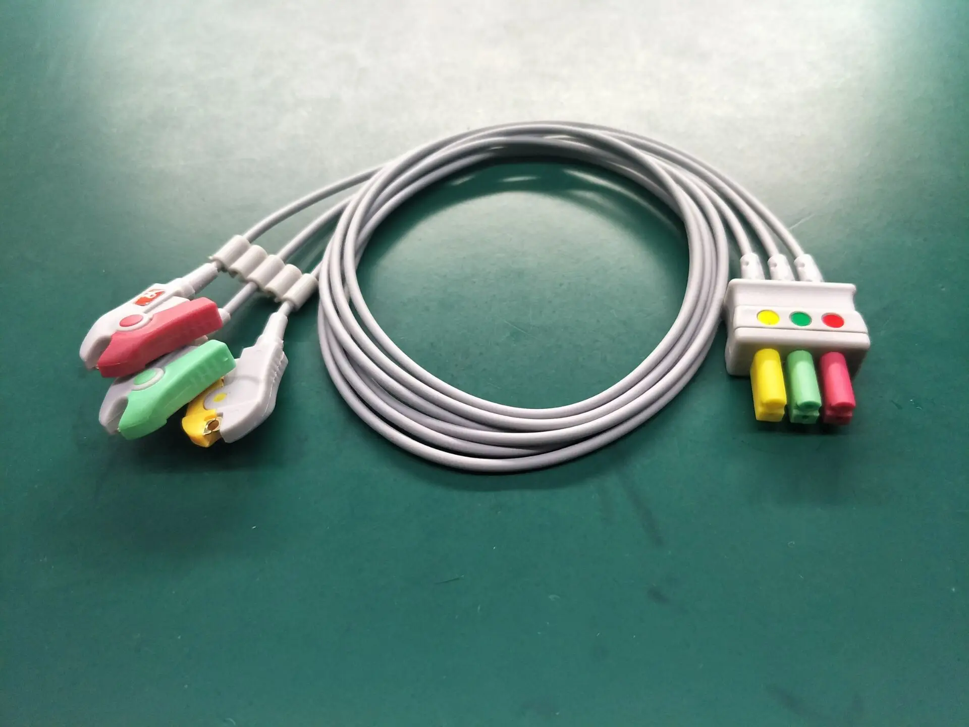 Совместимость c Siemens Drager Mindray ECG 5 Lead 3 ecg leadпроводной кабель для Виго спектра Statham