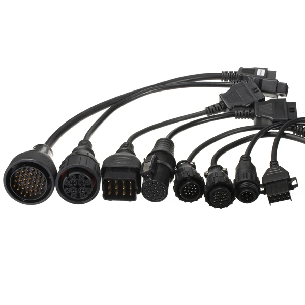 8x Грузовик Кабели для OBD 2 OBDII obd2 obd диагностический инструмент блок адаптеров