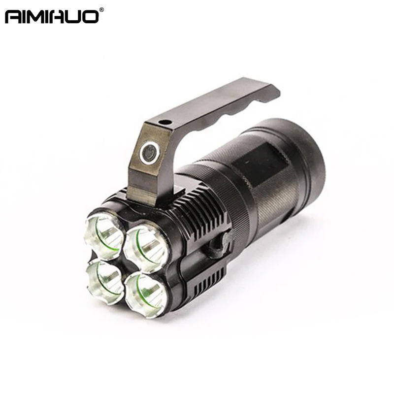 

AIMIHUO Portable light CREE XML 4 T6 Hard Light LED Torch charging patrol miner's lamp night outdoor lighting LED flashlight
