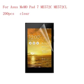 

Transparent Lcd Screen Protector Film for Asus MeMO Pad 7 ME572C explosion-proof membrane without retail packing 200pcs/lot