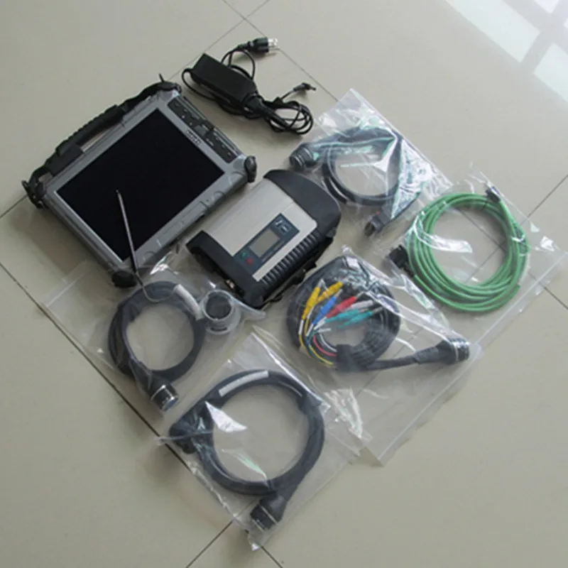  Auto Diagnose Laptop IX104 c5 TABLET PC mit sd schließen c4 + mb software ssd v2015.12 unterstützun