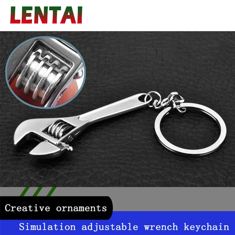 

LENTAI For Volvo xc90 s60 Opel astra h j g insignia vectra c corsa Fiat 500 Saab MG 1PC Auto Car Key Rings Wrench Keychain Tool