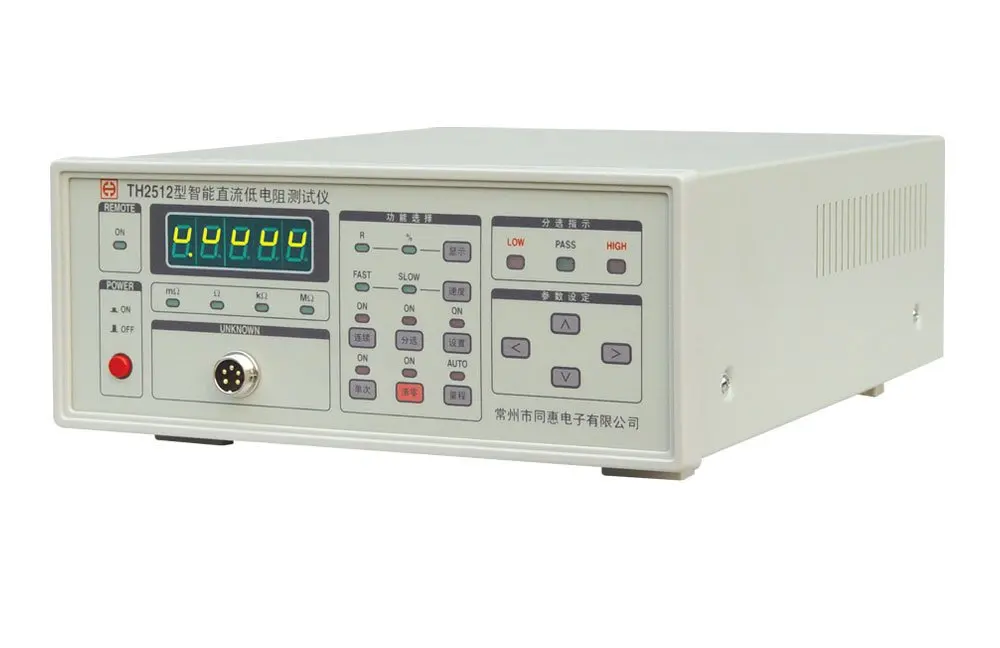 

TONGHUI TH2512 intelligent DC low-ohm meter with wide measurement range 2Mohms high accuracy 0.05%