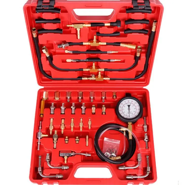 TU-443 Deluxe Manometer Fuel Pressure Gauge Engine Testing Kit Fuel Injection Pump Tester-136-1-63