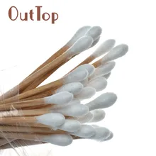24 шт. ватные палочки сильные впитывающие деревянные косметические ватные палочки#40