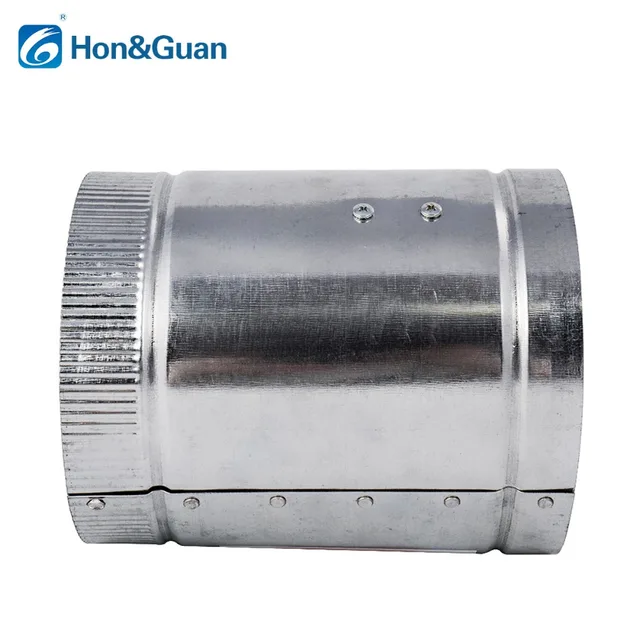 Hon&Guan 4” 100CFM / 6” 240CFM Air Duct Fan Low Noise Inline Booster Fan For Kitchen Bathroom, For Grow Room Ventilation; 110V