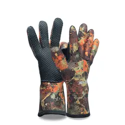 2,5 мм неопреновые перчатки Дайвинг Coral камуфляж противоскользящие Anti Scratch теплые зимние дайвинг серфинг подводное плавание перчатки Q03