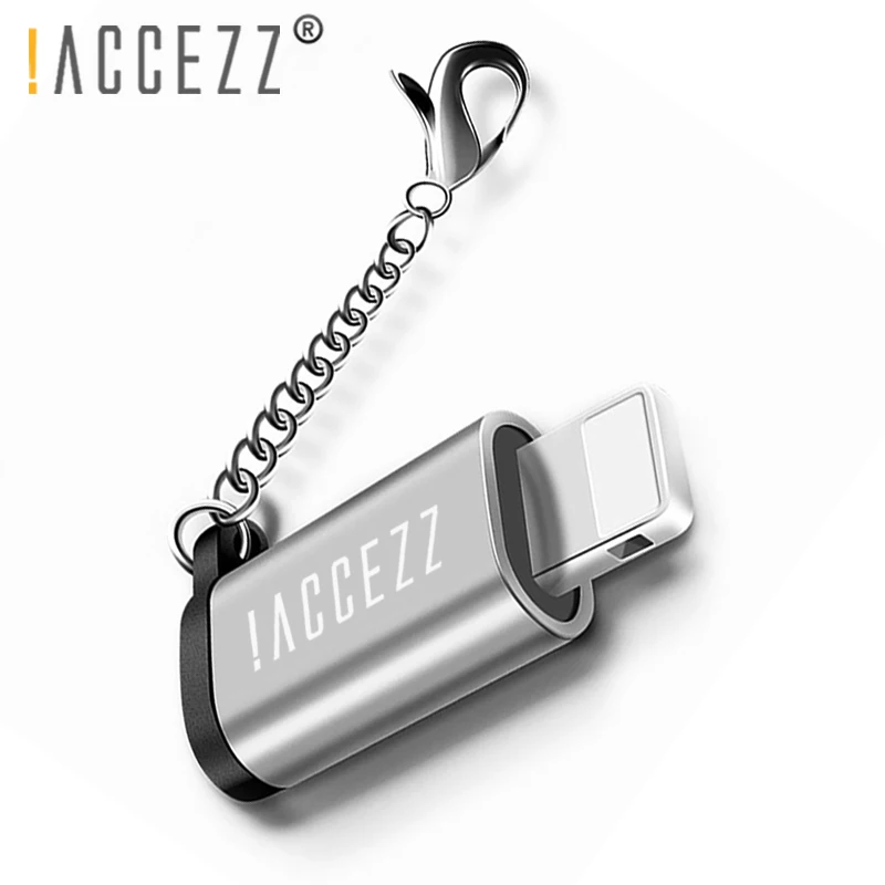 ! Переходник для телефона ACCEZZ с Micro USB на Lighting iPhone X XS Max XR 8 7|Переходники и адаптеры| |