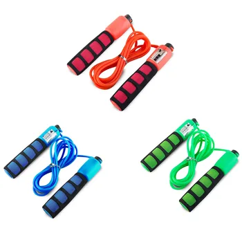 

Jump Ropes with Counter Sports Fitness Adjustable Fast Speed Counting Jump Skip Rope Skipping Wire