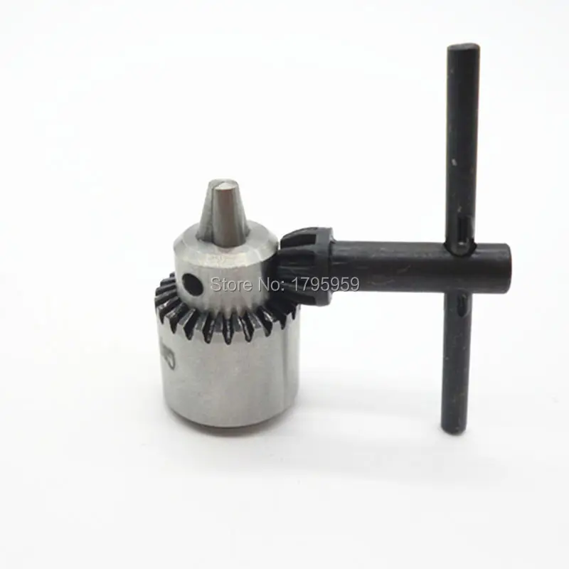 High Precision Drill Chuck  Wrench Clamping Range 0.3-4mm High-Carbon Steel Miniature Motor Drill Chuck Power Tool Accessories (3)