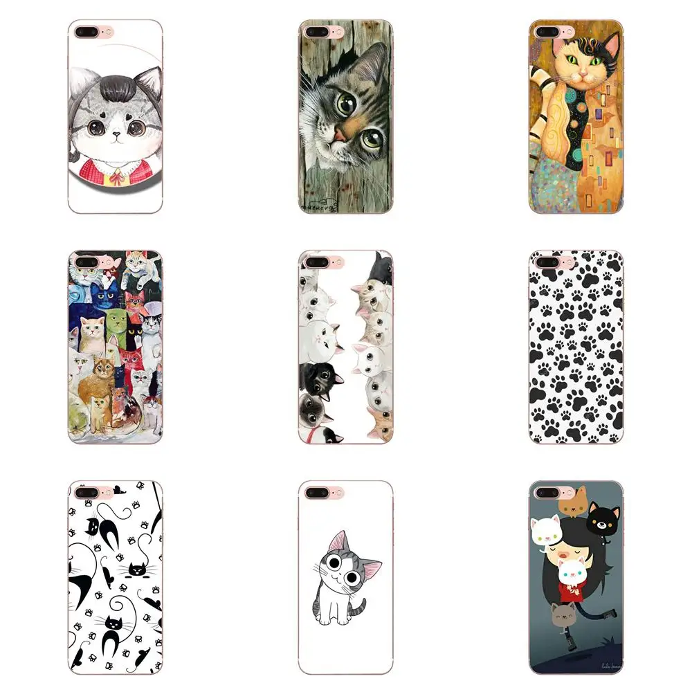 Новый персональный классический принт милый кот для Galaxy J1 J2 J3 J330 J4 J5 J6 J7 J730 J8 2015 2016