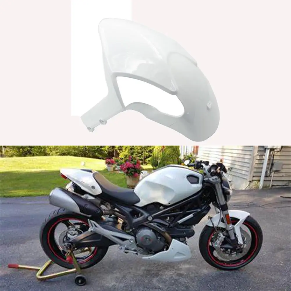 

Motorcycle Front Tire Fender Mudguard Splash Guard Mudflap Fairing For Ducati Monster 696 795 796 1200 S4R 1100 1100S EVO 08-14