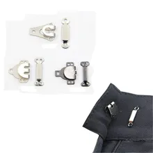 XUNZHE 20 pcs Metal Gancho Calças Terno Calças de Gancho Botão Calças Saia Vestuário Ganchos Quatro Tipos de Modelos de Roupas e Acessórios