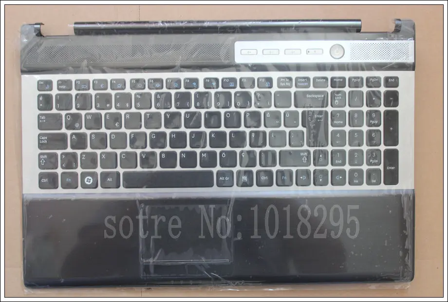 

NEW FOR SAMSUNG NP- RF510 RF511 Turkey Laptop Keyboard - With Touch Palmrest COVER TopCase TR