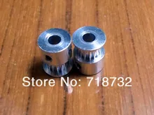 free shipping 5pcs 16-GT2-6 timing pulley GT2 timing pulley 16 tooth 6mm belt width 5mm bore