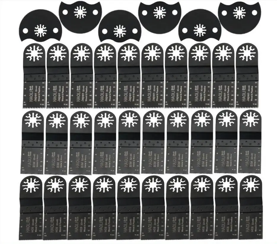 

36 pcs/set Wood working Oscillating Multi tools Saw Blades Accessories fit for Multimaster power tools as Dremel Fein,metal cut