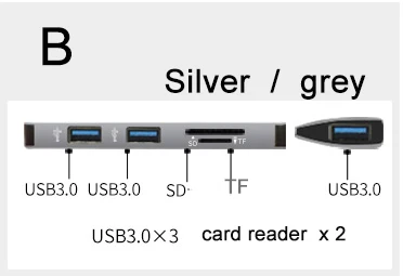 Ugreen Thunderbolt 3 USB adapter C to 3.0 HUB reader micro USB power port pd3.0 charging port Ugreen Thunderbolt 3 USB adapter C to 3.0 HUB reader micro USB power port pd3.0 charging port