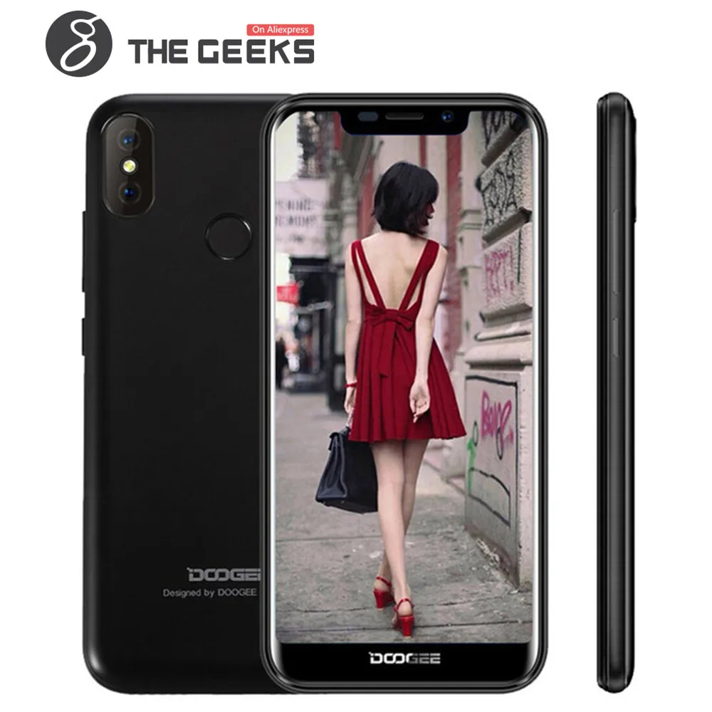 

Doogee X70 Smartphone Android 8.1 5.5" 19:9 full screen 4000mah 2GB RAM 16GB ROM face ID Dual rear cameras 8MP 3G Mobile phones