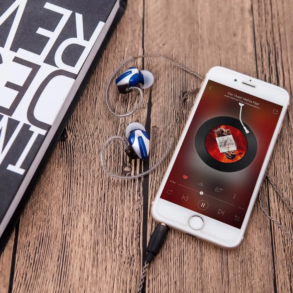 Динамические наушники вкладыши HIDIZS Dawnwood ST08 с высоким разрешением IEMS со съемным